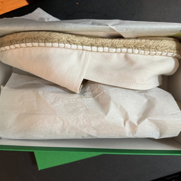 Brand New J. Crew Espadrille Flats in Linen - Picture 5 of 5